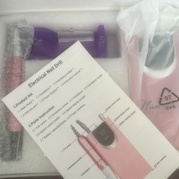 Professional Nail Drill/Cordless - Picture 2 of 6